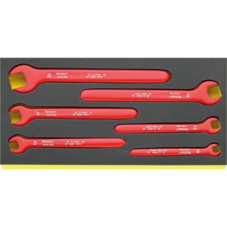 STAHLWILLE TOOLS Single-end Wrenchs i.TCS inlay 6pcs. 96830042